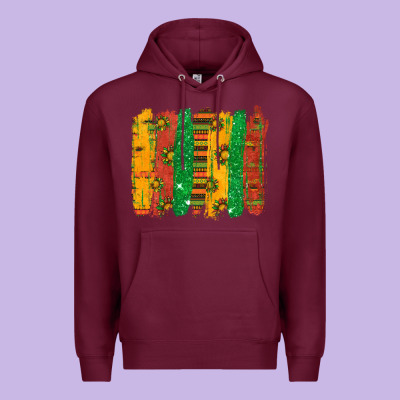 Black History Brushstroke Premium Hoodie Designed By Texasbilliewilder