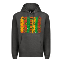 Charcoal Heather black history brushstroke Premium Hoodie - texasbilliewilder