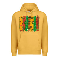 Mustard black history brushstroke Premium Hoodie - texasbilliewilder