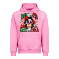 Fuchsia Pink mama chingona Urban Hoodie - Zillion Design Studio