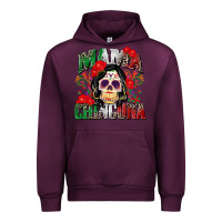 Mauve Wine mama chingona Urban Hoodie - Zillion Design Studio