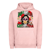 Pigment Salmon mama chingona Urban Hoodie - Zillion Design Studio