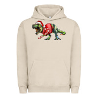 Pigment French Oak t rex christmas Urban Hoodie - RanaPortraitStore