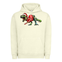Pigment Pistachio t rex christmas Urban Hoodie - RanaPortraitStore