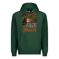 Sports Green black girls been magic Premium Hoodie - texasbilliewilder