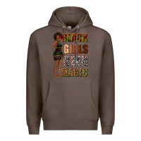 Coffee black girls been magic Premium Hoodie - texasbilliewilder