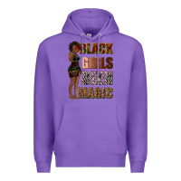 Purple black girls been magic Premium Hoodie - texasbilliewilder