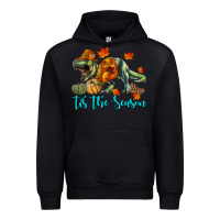 Black t rex tis the season Urban Hoodie - RanaPortraitStore