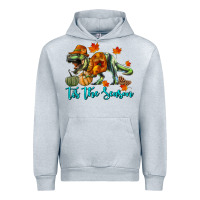 Heather Grey t rex tis the season Urban Hoodie - RanaPortraitStore