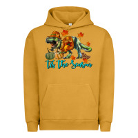 Pigment Peanut Butter t rex tis the season Urban Hoodie - RanaPortraitStore