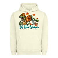 Pigment Pistachio t rex tis the season Urban Hoodie - RanaPortraitStore