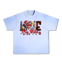 Grape Ice red black grey white love my tribe indian headdres Urban Heavy Tee - Artiststas