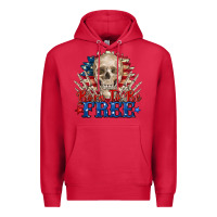 Cardinal born to be free skeleton Premium Hoodie - Zillion Design Studio