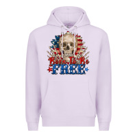 Lilac born to be free skeleton Premium Hoodie - Zillion Design Studio