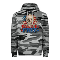 Slate Camo born to be free skeleton Premium Hoodie - Zillion Design Studio