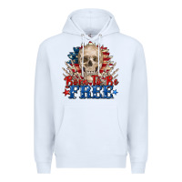 White born to be free skeleton Premium Hoodie - Zillion Design Studio