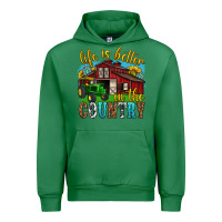Emerald life is better in the country western Urban Hoodie - texasbilliewilder