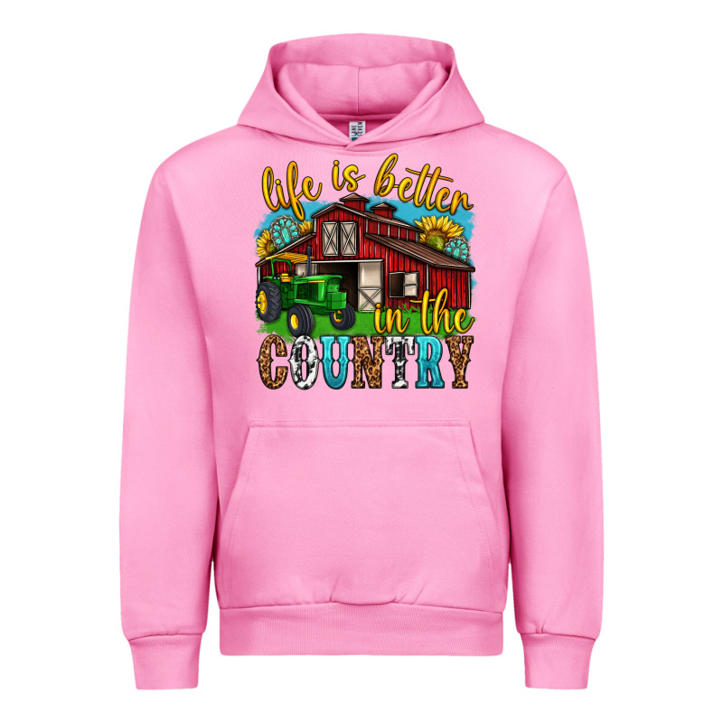 Life Is Better In The Country Western Urban Hoodie by texasbilliewilder | Teevron
