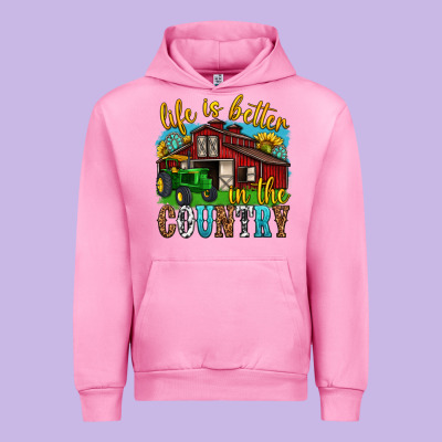 Urban Hoodie life is better in the country western