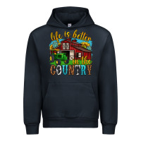 Navy life is better in the country western Urban Hoodie - texasbilliewilder