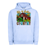 Pigment Grape Ice life is better in the country western Urban Hoodie - texasbilliewilder