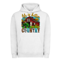 Pigment Lunar Rock life is better in the country western Urban Hoodie - texasbilliewilder