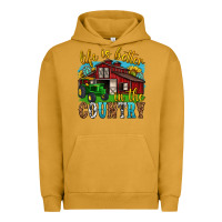 Pigment Peanut Butter life is better in the country western Urban Hoodie - texasbilliewilder