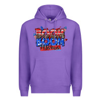 Purple boom boom mama Premium Hoodie - Zillion Design Studio