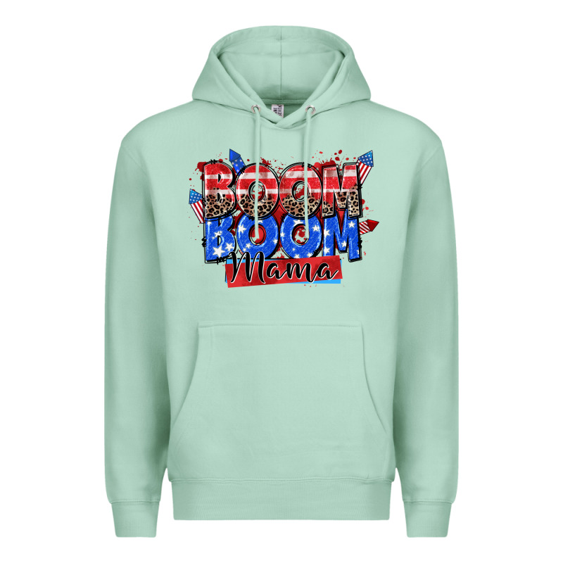 Boom Boom Mama Premium Hoodie by Zillion Design Studio | Teevron