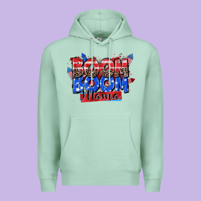 Boom Boom Mama Premium Hoodie Designed By Zillion Design Studio