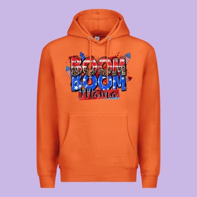 Boom Boom Mama Premium Hoodie Designed By Zillion Design Studio