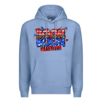Colony Blue boom boom mama Premium Hoodie - Zillion Design Studio