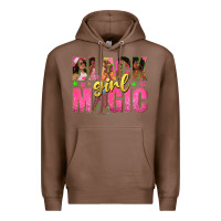 Chestnut black girl magic with afro black women Premium Hoodie - texasbilliewilder