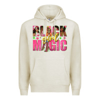 Black Girl Magic With Afro Black Women Premium Hoodie | Teevron