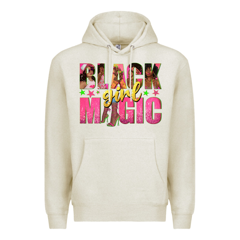 Black Girl Magic With Afro Black Women Premium Hoodie by texasbilliewilder | Teevron