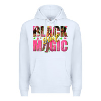White black girl magic with afro black women Premium Hoodie - texasbilliewilder