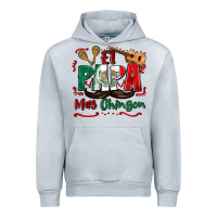 Heather Grey el papa mas chingon Urban Hoodie - Zillion Design Studio