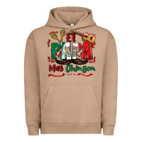 Pigment Burro el papa mas chingon Urban Hoodie - Zillion Design Studio