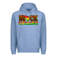 Colony Blue black excellence juneteenth Premium Hoodie - texasbilliewilder