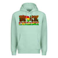 Seafoam black excellence juneteenth Premium Hoodie - texasbilliewilder