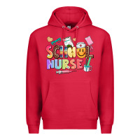 Cardinal school nurse Premium Hoodie - AdoDesignShop