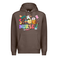Coffee school nurse Premium Hoodie - AdoDesignShop
