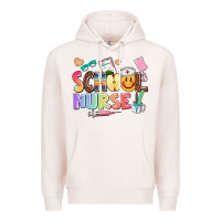 Pale Pink school nurse Premium Hoodie - AdoDesignShop