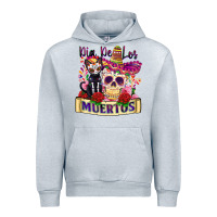 Heather Grey dia de los muertos Urban Hoodie - Zillion Design Studio