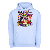 Pigment Grape Ice dia de los muertos Urban Hoodie - Zillion Design Studio