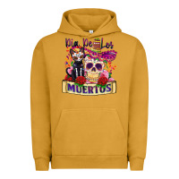 Pigment Peanut Butter dia de los muertos Urban Hoodie - Zillion Design Studio