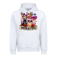 White dia de los muertos Urban Hoodie - Zillion Design Studio