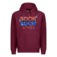 Burgundy boom boom baby Premium Hoodie - Zillion Design Studio