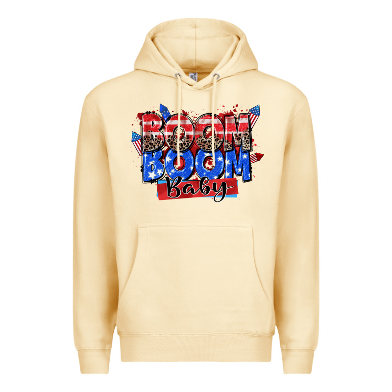 Boom Boom Baby Premium Hoodie by Zillion Design Studio | Teevron