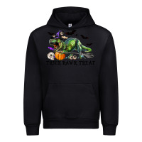 Black T-Rex Trick Rawr Treat Urban Hoodie - RanaPortraitStore
